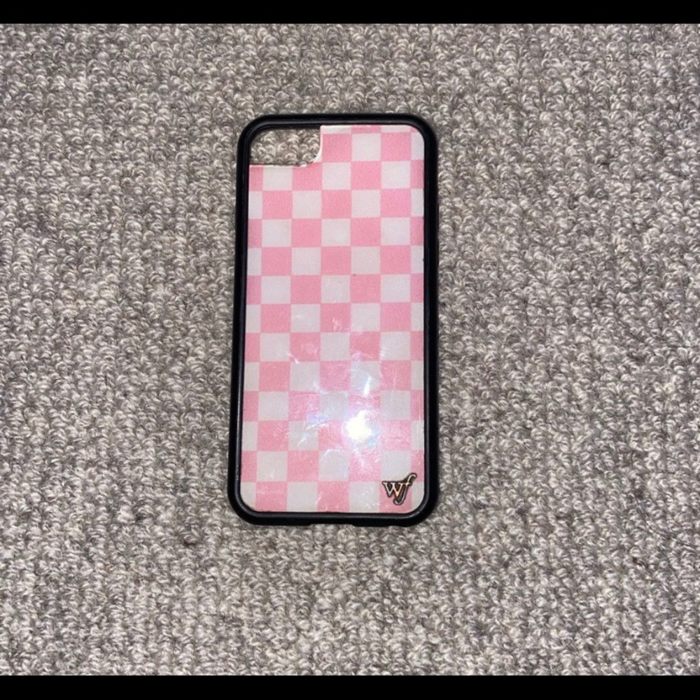 pink checkered 6s case